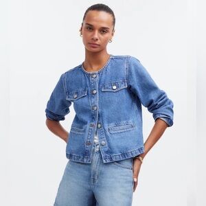 Madewell Denim Lady Jacket in Lakecourt Wash
